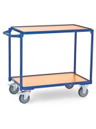 fetra® Tisch-/Transportwagenn - 2 Etagen, 850 x 500 mm, max. 300 kg