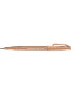 Pentel® Kalligrafiestift Sign Pen Brush - Pinselspitze, hellbraun