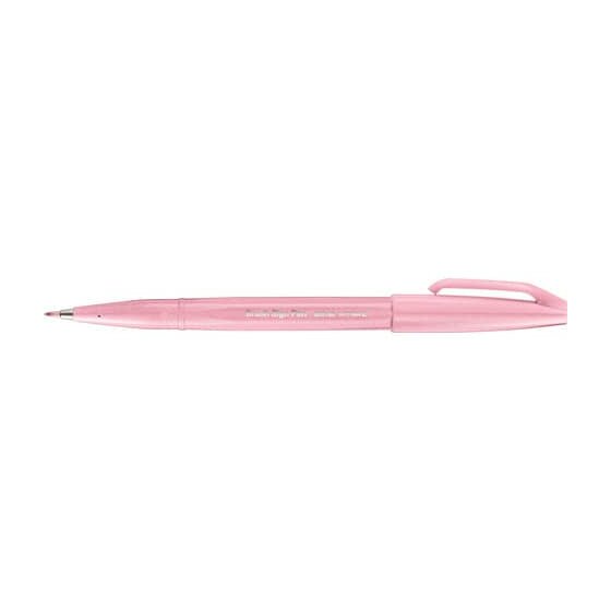 Pentel® Kalligrafiestift Sign Pen Brush - Pinselspitze, blassrosa