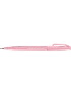 Pentel® Kalligrafiestift Sign Pen Brush - Pinselspitze, blassrosa