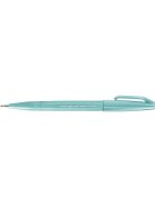 Pentel® Kalligrafiestift Sign Pen Brush - Pinselspitze, azurblau