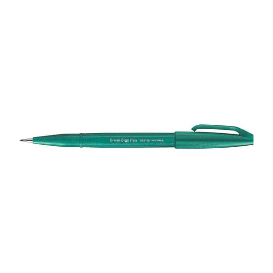 Pentel® Kalligrafiestift Sign Pen Brush - Pinselspitze, türkis
