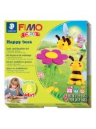 Staedtler® Modelliermasse FIMO® Kids Materialpackung Form & Play "Happy Bees", 4 x 42 g