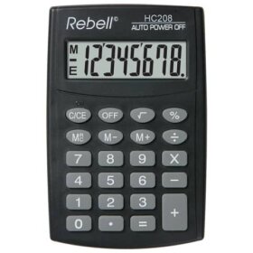 Rebell® Taschenrechner - Batteriebetrieb, 8-stellig,...