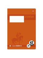 Staufen® Heft PREMIUM LIN 42 - A4, 16 Blatt, 90 g/qm, kariert mit Umrandung