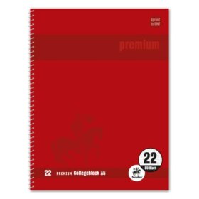 Staufen® Collegeblock Premium LIN 22 - A5, 80 Blatt,...