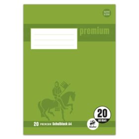 Staufen® Schulblock PREMIUM LIN 20 - A4, 50 Blatt, 90...