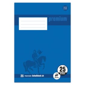 Staufen® Schulblock PREMIUM LIN 25 - A4, 50 Blatt, 90...