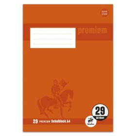 Staufen® Schulblock PREMIUM LIN 29 - A4, 50 Blatt, 90...