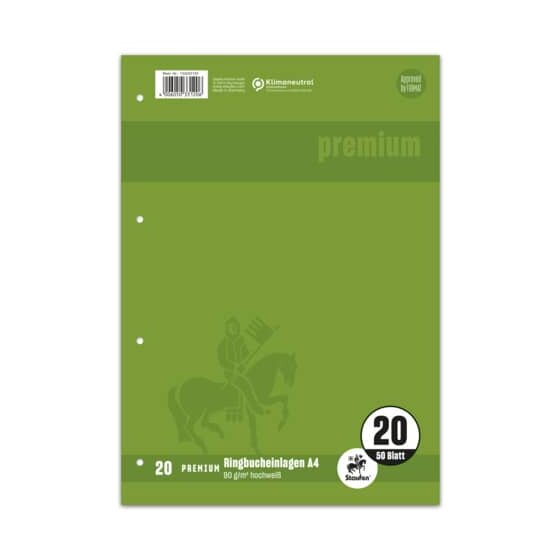 Staufen® Ringbucheinlage PREMIUM LIN 20 - A4, 90 g/qm, 50 Blatt