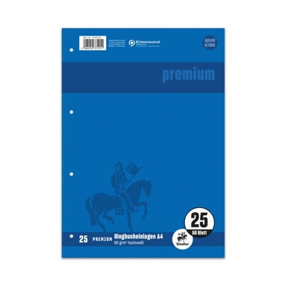 Staufen® Ringbucheinlage PREMIUM LIN 25 - A4, 90 g/qm, 50 Blatt