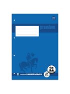 Staufen® Arbeitsblätterblock PREMIUM LIN 21 - A4, 80 g/qm, 50 Blatt, beidseitig liniert mit Rahmen