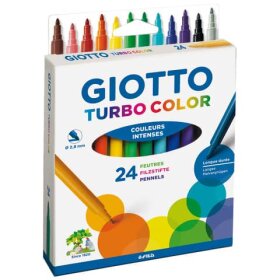 GIOTTO Fasermaler Turo Color - 24 Stück sortiert