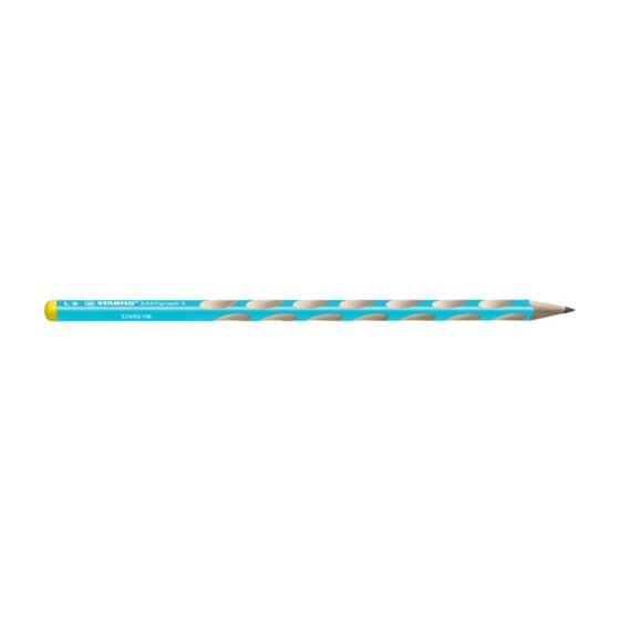 STABILO® Schmaler Dreikant-Bleistift für Linkshänder - EASYgraph S in blau - Einzelstift - Härtegrad HB