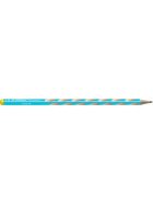 STABILO® Schmaler Dreikant-Bleistift für Linkshänder - EASYgraph S in blau - Einzelstift - Härtegrad HB