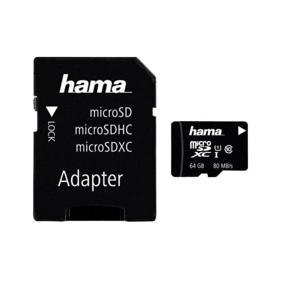 hama® Micro SDXC Speicherkarte - 64GB Class10
