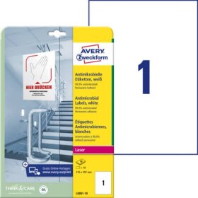Avery Zweckform® L8001-10 Antimikrobielle Etiketten -...