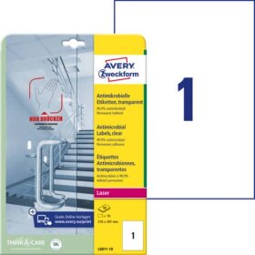 Avery Zweckform® L8011-10 Antimikrobielle Etiketten -...