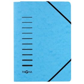 Pagna® Gummizugmappe - A4, 150 Blatt, Presssan, hellblau