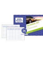 Avery Zweckform® 1221 Fahrtenbuch Recycling - A6 quer, für PKW, 64 Seiten für 310 Fahrten