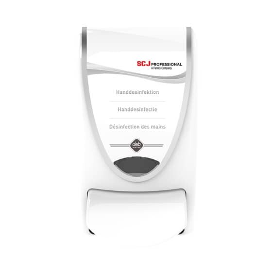 Deb InstantFOAM Schaumspender, Kunststoff, für 1 Liter-Kartuschen, Ausführung: weiß oder transparent