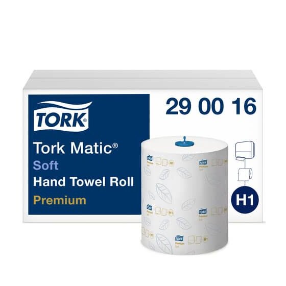 Tork® Matic® Rollenhandtuch für System H1 - 6 Rollen 21 cm x 100 m, weiß, 2-lagig