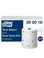 Tork® Matic® Rollenhandtuch für System H1 - 6 Rollen 21 cm x 100 m, weiß, 2-lagig