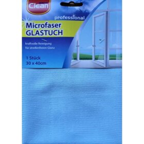 Clean Haushaltshelfer Microfasertuch Glas