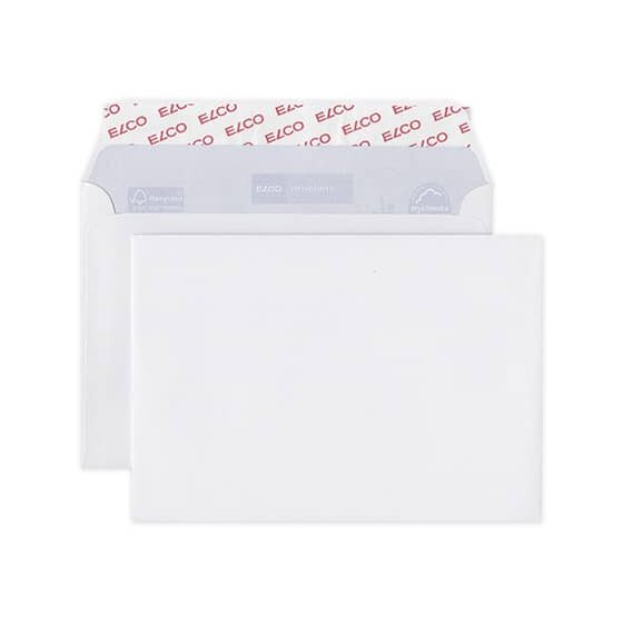 Elco Briefhülle Proclima - C6, hochweiß, Haftklebung, 100 g/qm, 50 Stück Box