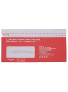 docuFIX® Begleitpapiertaschen mit Aufdruck Lieferschein-Rechnung - Papier, C6/5, weiß/rot, 500 Stück