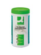 Q-Connect® Reinigungstücher - nass, Spenderdose 100 Stück