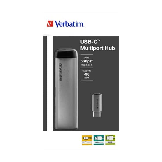 Verbatim USB-Hub 3.1-C auf USB 3.0 Berteiler 1:2