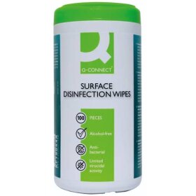 Q-Connect® Reinigungstücher Desinfizierend - 100...
