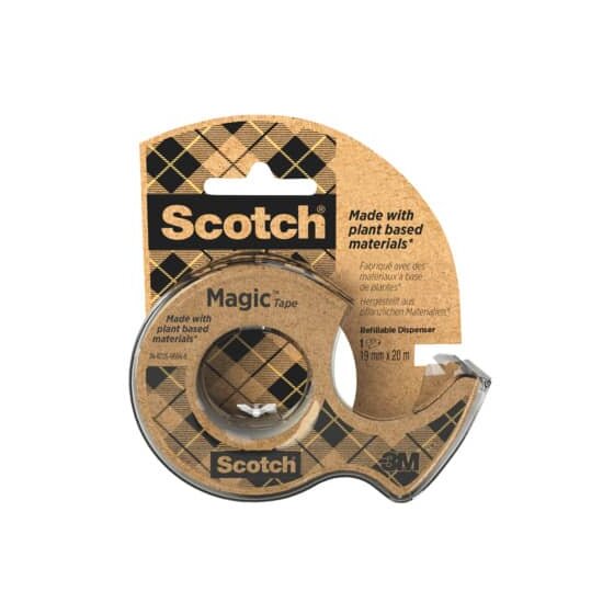 Scotch® Handabroller A greener choice - inkl. 1 Rolle Magic 900 19mmx20m, transparent