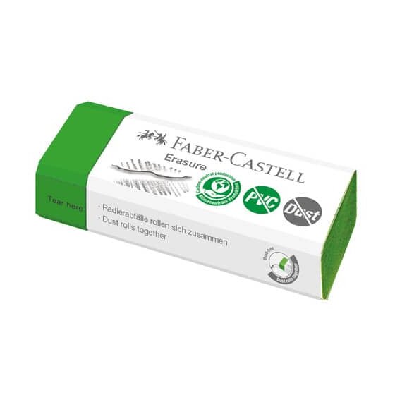 Faber-Castell Radierer Dust free grün