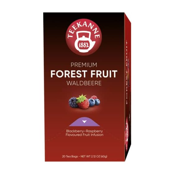 Teekanne Früchtetee Premium Waldbeeren 20 Beutel x 3,0 g