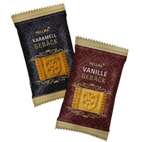 Hellma Konferenzgebäck Mix Karamell/Vanille 125x3,5g