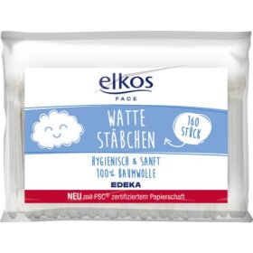 ELKOS Wattestäbchen Nachfüller - 160 Stück