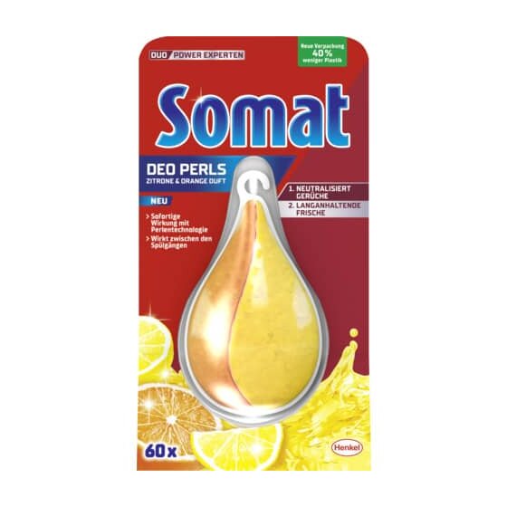 SOMAT Spülmaschinen-Deo Perls Zitrone&Orange - 17 g