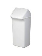 Durable Abfallbehälter DURABIN 40L + Schwingklappe - weiß