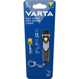 VARTA Taschenlampe LED Day Light Key Chain schwarz/silber