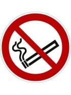 moedel® Rauchen verboten ISO 7010, Folie selbstklebend, Ø 10 cm