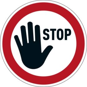 DURABLE Bodenmarkierungssymbol "STOP" -...