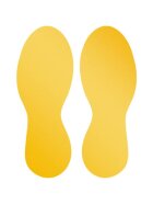 DURABLE Bodenmarkierungssymbol "Fuß" - 90 x 240 mm, signalgelb