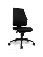 Topstar® Bürodrehstuhl Syncro Soft ohne Armlehnen - schwarz, Sicherheitsdoppelrollen für alle Böden