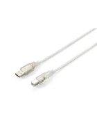 equip USB 2.0 Cable Type A Male to Type B Male 1,8m