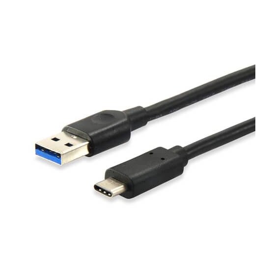 EQUIP USB 3.2 Gen 1x1 Type-A to C, M/M , 1.0m, Black