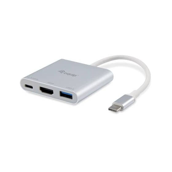 equip USB Type C to HDMI Female/USB Adapter Female/PD