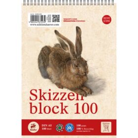Edition DÜRER® Skizzenblock - A5, 100 g/qm, 100...