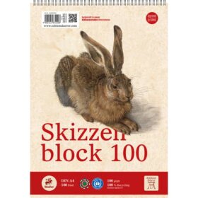 Edition DÜRER® Skizzenblock - A4, 100 g/qm, 100...